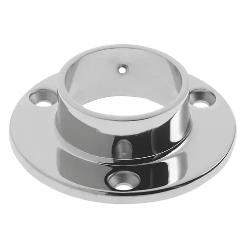 Wall Flange For 1.67" Tubing Polished Stainless Steel Finish