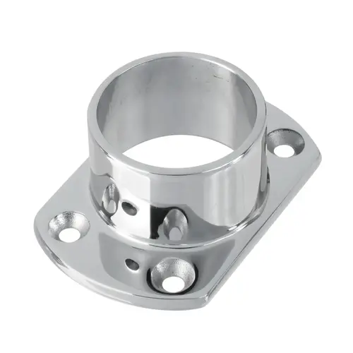 Cut Wall Flange For 1.5" Tubing Polished Stainless Steel Finish Cut Wall Flange For 1.5" Tubing Polished Stainless Steel Finish