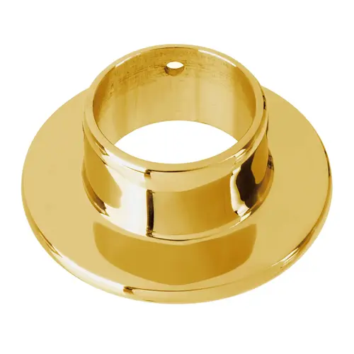Undrilled Wall Flange For 1.5" Tubing Polished Brass Undrilled Wall Flange For 1.5" Tubing Polished Brass