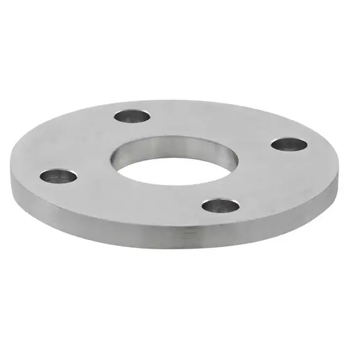 Welded Floor Flange 1.5" Tubing OD Satin Stainless Steel Welded Floor Flange 1.5" Tubing OD Satin Stainless Steel