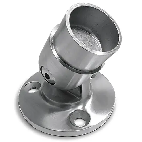 Adjustable Angle Floor Flange For 1.67" Tubing Adjustable Angle Satin