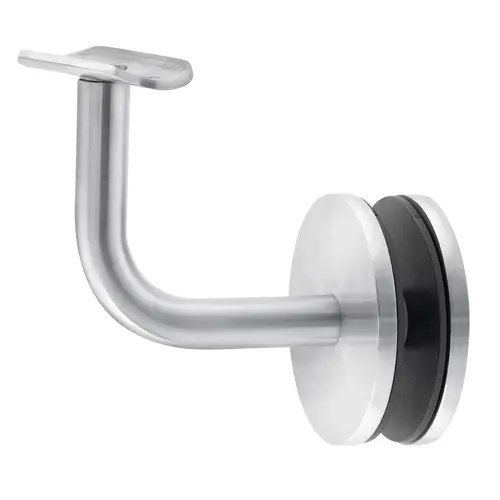 Glass Mount Handrail Bracket 304 Grade Satin Stainless Steel Finish Glass Mount Handrail Bracket 304 Grade Satin Stainless Steel Finish