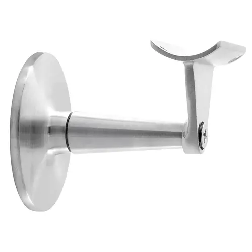Modular Undrilled Stainless Steel Handrail Bracket Satin