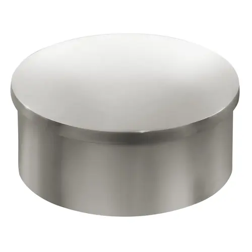 Flush End Cap Railing Component 0.050" Compatible Tubing Wall Thickness Polished Stainless Steel Finish Flush End Cap Railing Component 0.050" Compatible Tubing Wall Thickness Polished Stainless Steel Finish