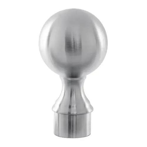 Ball Finial Satin Stainless Steel Finish Ball Finial Satin Stainless Steel Finish