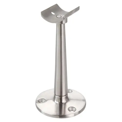 Modular Handrail Saddle Post For Short Wall Railing Modular Component Satin