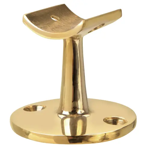 Saddle Posts For Short Wall Railing Polished Brass