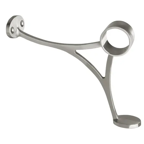Combination Footrail Bracket Satin Stainless Steel Finish