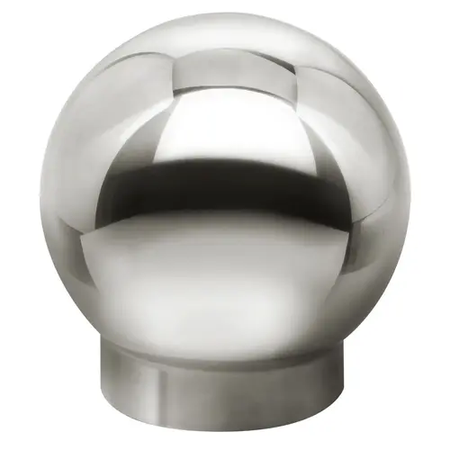 Ball Handrail Component for 2" Tubing Polished Stainless Steel Finish Ball Handrail Component for 2" Tubing Polished Stainless Steel Finish