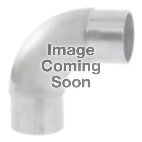 90 Degree Flush Radius Elbow Component For Stainless Steel Railing Satin Stainless Steel Finish