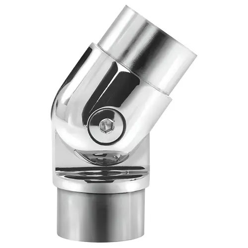 Flush Adjustable Elbow Railing Component Polished Stainless Steel Finish Flush Adjustable Elbow Railing Component Polished Stainless Steel Finish