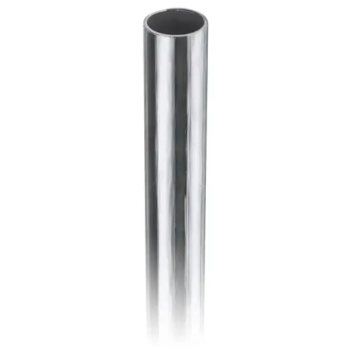 Round Tubing For Handrails, Guardrails, And Stair Railing 4 ft Length .050" Compatible Tubing Wall Thickness Chrome Finish Round Tubing For Handrails, Guardrails, And Stair Railing 4 ft Length .050" Compatible Tubing Wall Thickness Chrome Finish