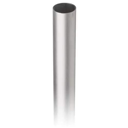 Round Tubing For Handrails, Guardrails, And Stair Railing 4 ft Length .050" Compatible Tubing Wall Thickness Satin Stainless Steel Finish Round Tubing For Handrails, Guardrails, And Stair Railing 4 ft Length .050" Compatible Tubing Wall Thickness Satin Stainless Steel Finish