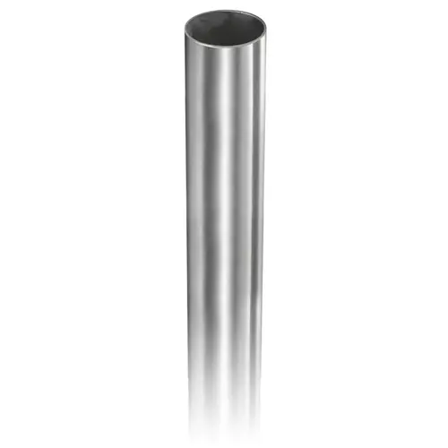 Round Stainless Steel Tubing 4 ft Length Satin Stainless Steel Finish
