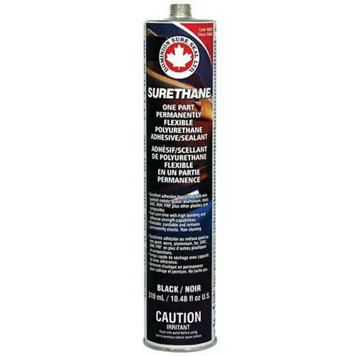 1-Component Polyurethane Adhesive/Sealant, 310 mL Cartridge, Black, Liquid