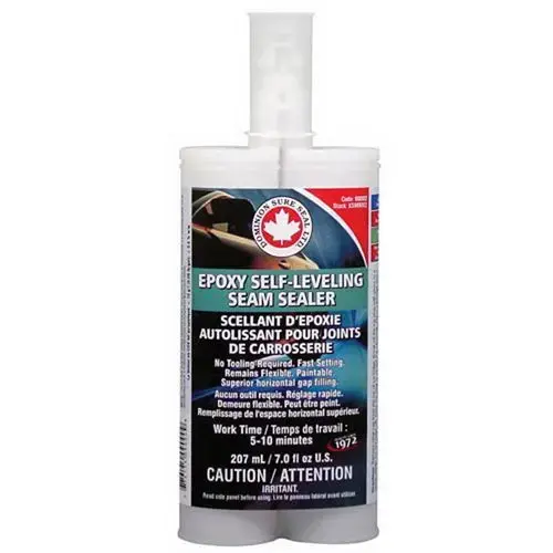 90002 2-Part DTM Self-Leveling Epoxy Seam Sealer, 207 mL Cartridge, Liquid, 2 hr Curing Black 90002 2-Part DTM Self-Leveling Epoxy Seam Sealer, 207 mL Cartridge, Liquid, 2 hr Curing Black