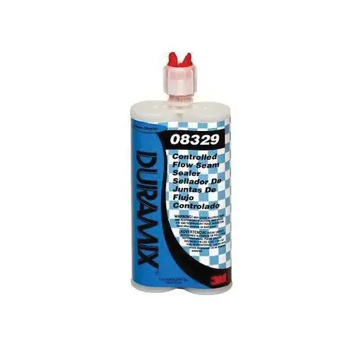 8329 Controlled-Flow Seam Sealer, 200 mL Cartridge, Liquid, Black/Amber, 1.04, 3 min Application