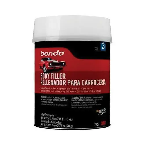 Body Filler, 1 gal Can, Paste, Pungent Styrene Light Gray/Red Body Filler, 1 gal Can, Paste, Pungent Styrene Light Gray/Red