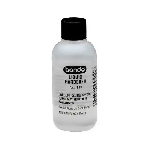 411 Hardener, 1.48 oz Bottle, Clear, Liquid 411 Hardener, 1.48 oz Bottle, Clear, Liquid