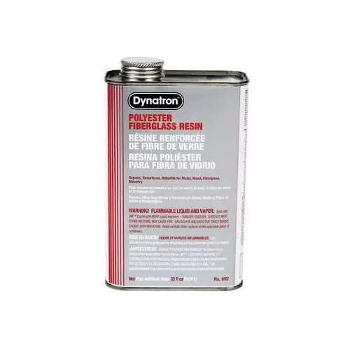 692 Fiberglass Resin, 1 qt Can, Amber, Liquid 692 Fiberglass Resin, 1 qt Can, Amber, Liquid