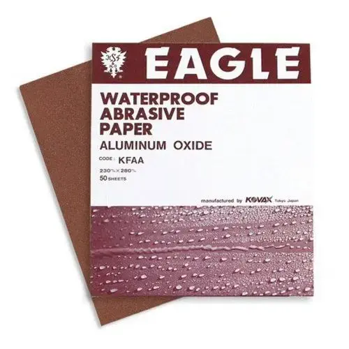 105-0400 Sanding Sheet, 9 in W x 11 in L, 400 Grit, P400-A Grade, Aluminum Oxide