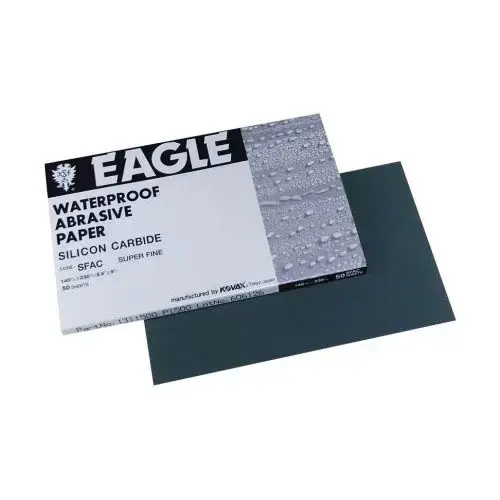 Sanding Sheet, 5-1/2 in W x 9 in L, 2000 Grit, Silicon Carbide Abrasive, Paper Backing, Wet Sanding Sheet, 5-1/2 in W x 9 in L, 2000 Grit, Silicon Carbide Abrasive, Paper Backing, Wet