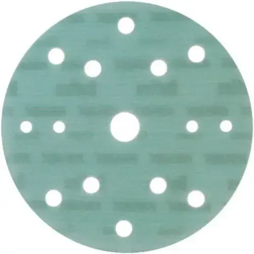 Buflex Disc, 6 in, 15 Holes, 2000 Grit, Super-Tack Attachment, Green Buflex Disc, 6 in, 15 Holes, 2000 Grit, Super-Tack Attachment, Green