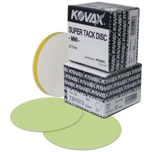 Abrasive Disc, 3 in, 2000 Grit, Super-Tack Attachment, Green