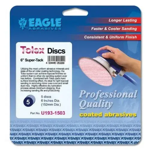Abrasive Disc, 6 in, 1500 Grit, Super-Tack Attachment Abrasive Disc, 6 in, 1500 Grit, Super-Tack Attachment