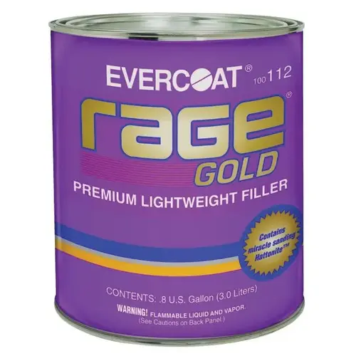 Lightweight Premium Body Filler, 3 L Can, Gray, Liquid Lightweight Premium Body Filler, 3 L Can, Gray, Liquid