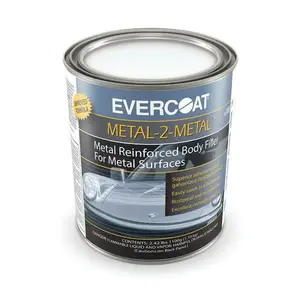 Evercoat 889 Aluminum Filled Body Repair Filler, 1 qt Can, Metallic Grey, Paste