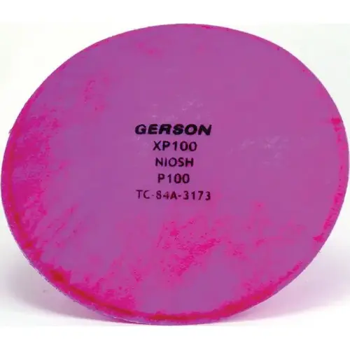 Pancake Style Particulate Filter, P100 Filter Class Pancake Style Particulate Filter, P100 Filter Class