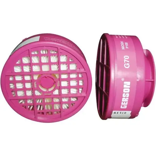 G70 Particulate Filter, P100 Filter Class, Use With: Full Face & Half-Mask Cartridge Respirators