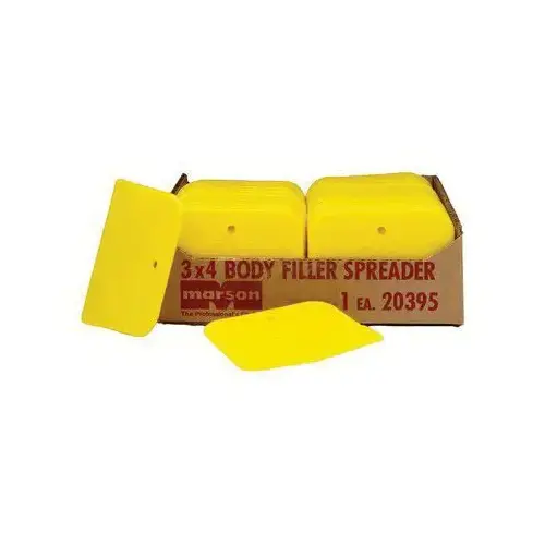 Spreader, 4 in x 3 in, Yellow