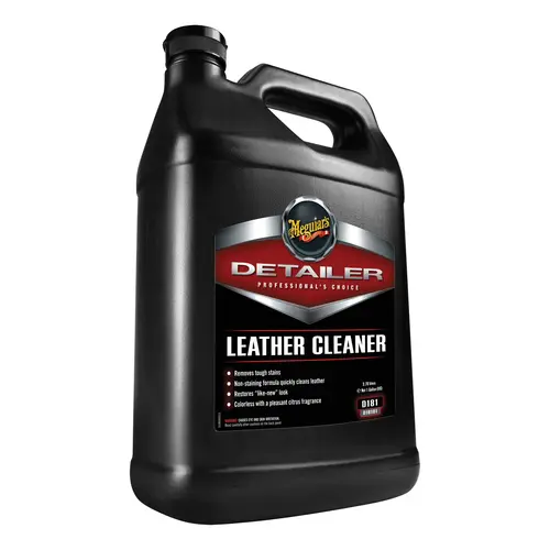 Leather Cleaner, 1 gal Can, Clear, Liquid Leather Cleaner, 1 gal Can, Clear, Liquid