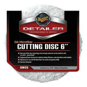 Meguiar's DMC6 Microfiber Cutting Disc, 6 in Dia
