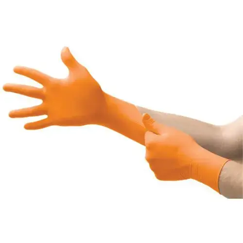 General Purpose Disposable Exam Gloves, 2X-Large, Nitrile, Textured Orange General Purpose Disposable Exam Gloves, 2X-Large, Nitrile, Textured Orange