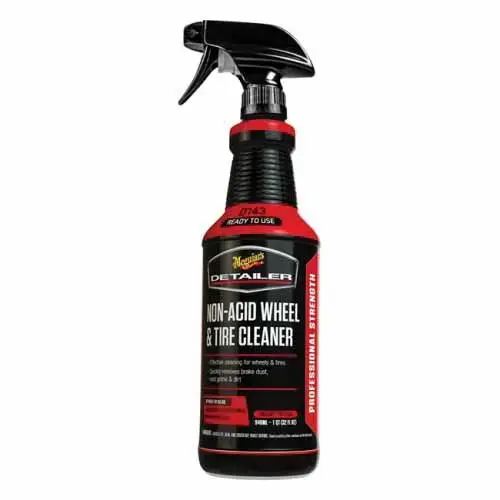 Non-Acid Wheel and Tire Cleaner, 32 oz Dark Red
