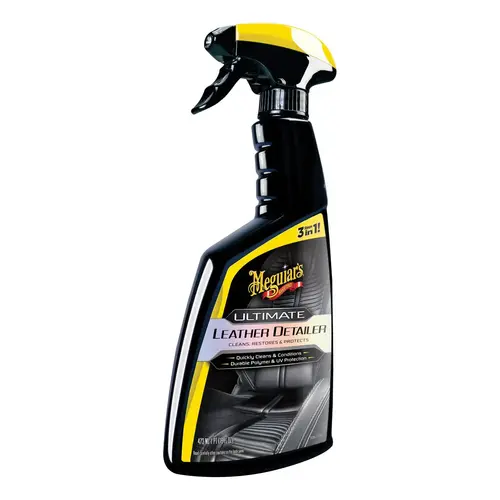 Ultimate Leather Detailer, 16 oz Spray Bottle, Gloss, Off-White, Liquid