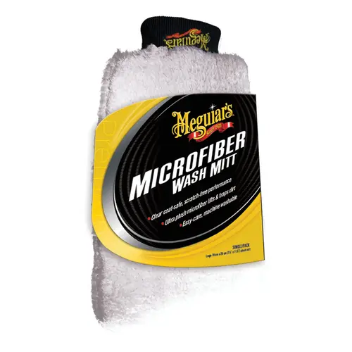 Wash Mitt, 10 in L x 8 in W, Microfiber