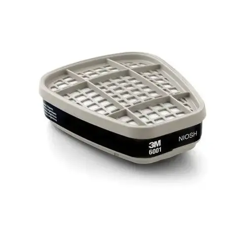 Organic Vapor Cartridge, Use With: 6000, 7000 and FF-400 Series Half and Full Facepiece Respirator White Organic Vapor Cartridge, Use With: 6000, 7000 and FF-400 Series Half and Full Facepiece Respirator White