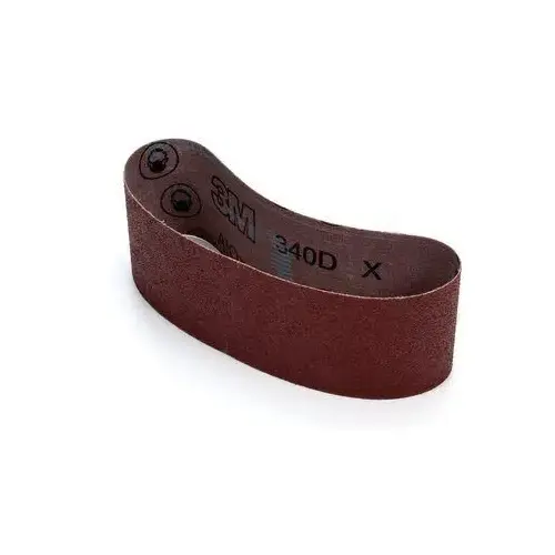 340D Series Sanding Belt, 3 in W x 21 in L, 50 Grit, Coarse Grade, Brown 340D Series Sanding Belt, 3 in W x 21 in L, 50 Grit, Coarse Grade, Brown