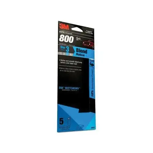 0 Sandpaper, 3-2/3 in W x 9 in L, 800 Grit, Silicon Carbide Abrasive, Black, Wet/Dry 0 Sandpaper, 3-2/3 in W x 9 in L, 800 Grit, Silicon Carbide Abrasive, Black, Wet/Dry