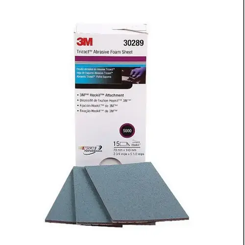 Abrasive Sheet, 2-3/4 in W x 5-1/2 in L, 5000 Grit, Fine Grade, Silicon Carbide Abrasive, Wet/Dry Abrasive Sheet, 2-3/4 in W x 5-1/2 in L, 5000 Grit, Fine Grade, Silicon Carbide Abrasive, Wet/Dry