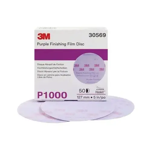 260L Series Abrasive Disc, 5 in Dia, P1000 Grit, Hook and Loop, Purple 260L Series Abrasive Disc, 5 in Dia, P1000 Grit, Hook and Loop, Purple