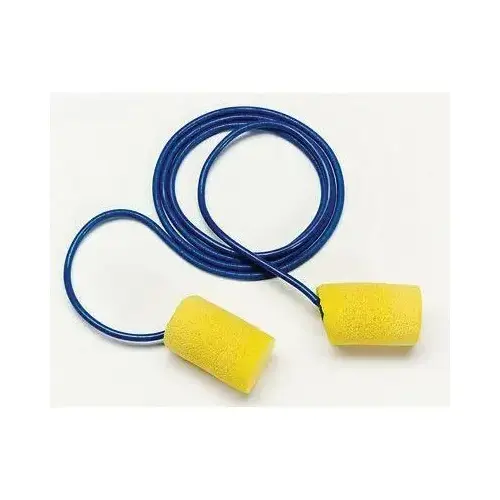 Disposable Corded Ear Plug, 29 dB Noise Reduction Rating, Yellow Disposable Corded Ear Plug, 29 dB Noise Reduction Rating, Yellow