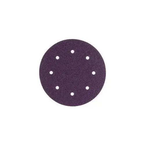 737U Sanding Abrasive Disc, 8 in Dia, 40+ Grit, Purple, Dry, Hookit Attachment 737U Sanding Abrasive Disc, 8 in Dia, 40+ Grit, Purple, Dry, Hookit Attachment