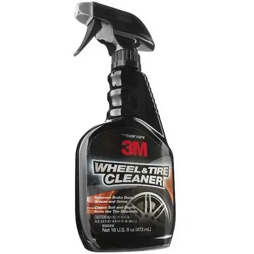 Wheel and Tire Cleaner, 16 fl-oz Bottle, Light Yellow, Liquid