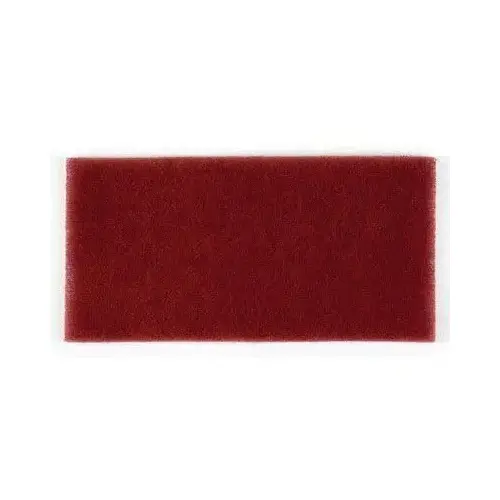 Non-Woven Durable Flex Hand Pad, 4-1/2 in W x 9 in L, 320/400 Grit, A Very Fine Grade, Maroon