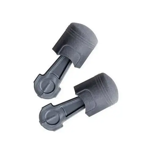 Uncorded Ear Plug, 29 dB Noise Reduction Rating, Polyurethane Foam, Silver Uncorded Ear Plug, 29 dB Noise Reduction Rating, Polyurethane Foam, Silver